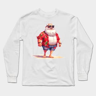 Santa Claus in July #2 Long Sleeve T-Shirt